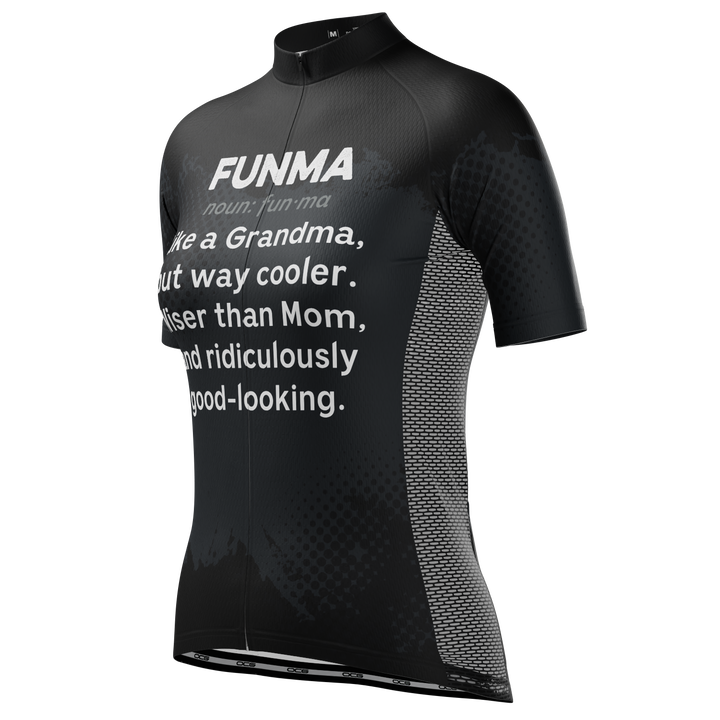 Women's Funma Cycling Jersey Quick-Dry, Breathable Performance Black