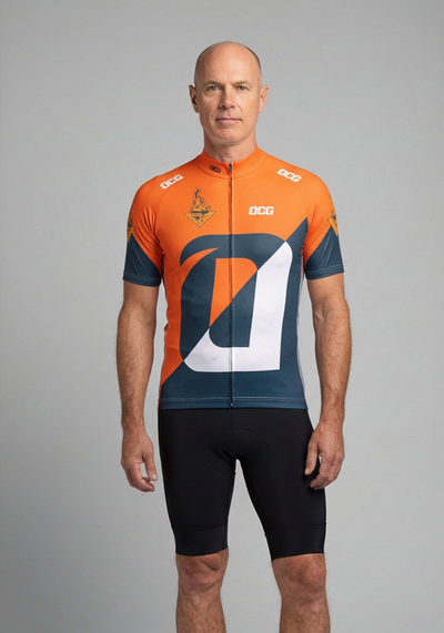 Mens The Greater West Short Sleeve Cycling Jersey - front view