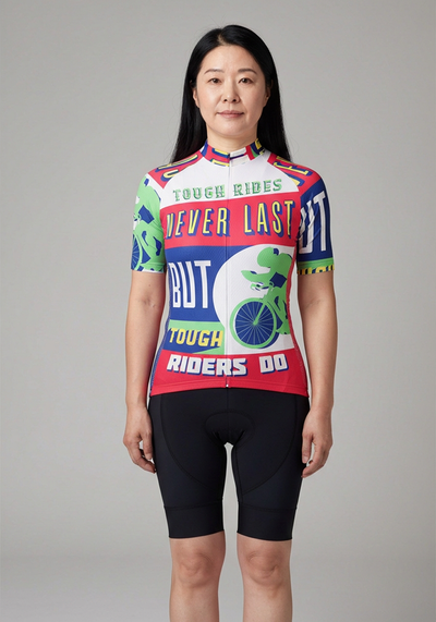 Womens Tough Rides Short Sleeve Cycling Jersey - front view