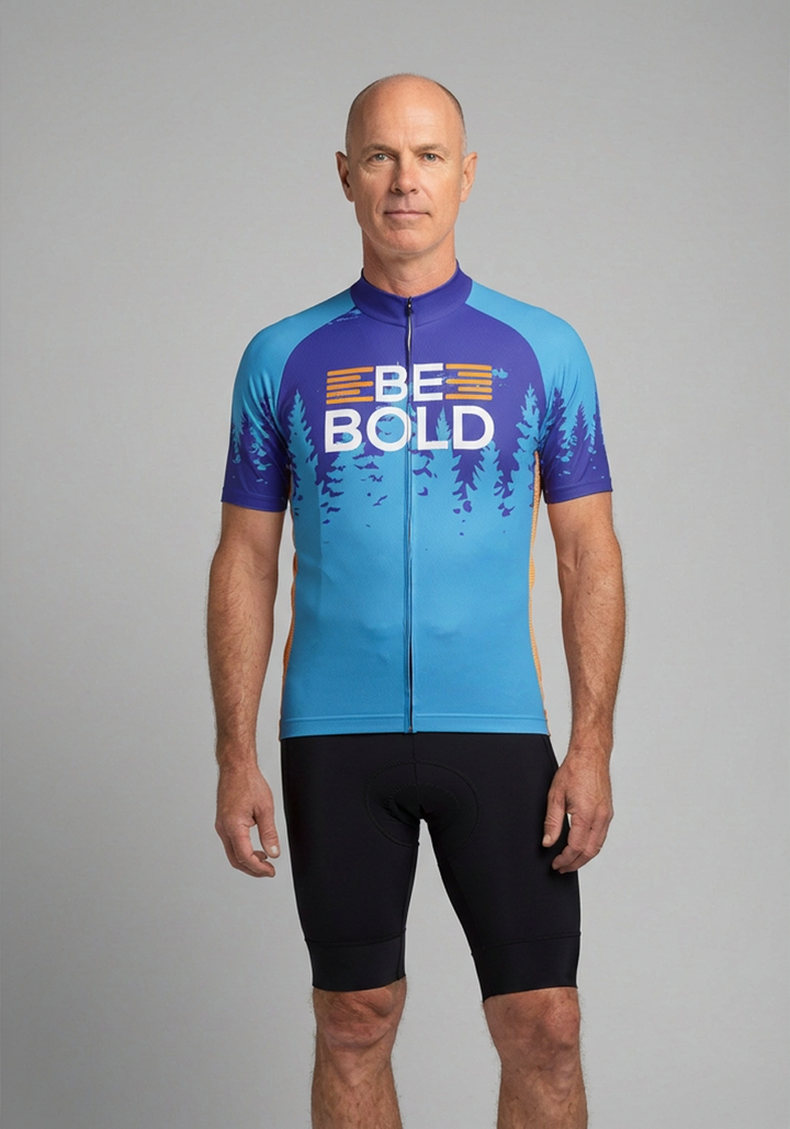 bob fahrradbekleidung Bold Herren Be Bold Kurzarm Fahrradtrikot