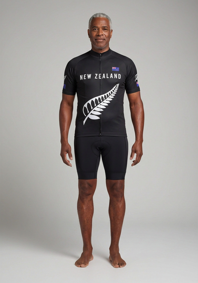 New Zealand Silver Fern Pro Cycling Jersey - _default - front view