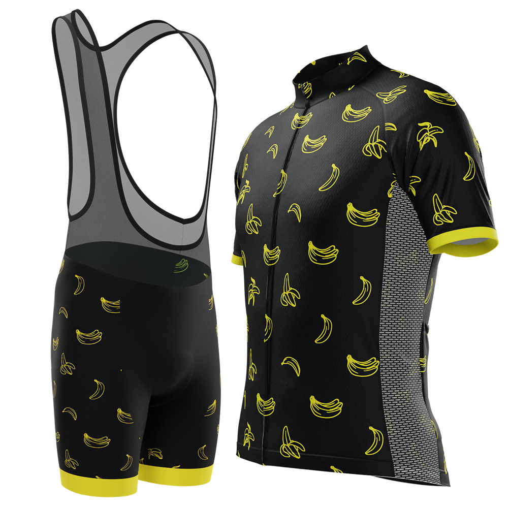 Men's Must Be Bananas 2 Piece Cycling Kit