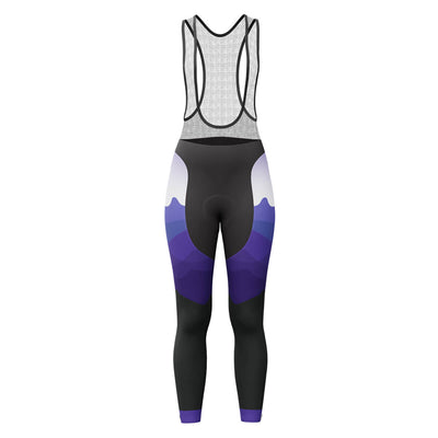 Kvinders Ride Free Sunset Gel Polstret Cykel Bib-Tights