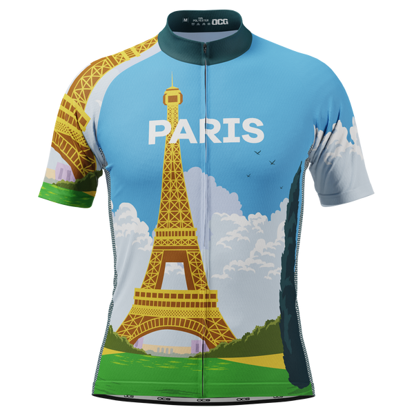 Men's Around The World - Paris Short Sleeve Cycling Jersey