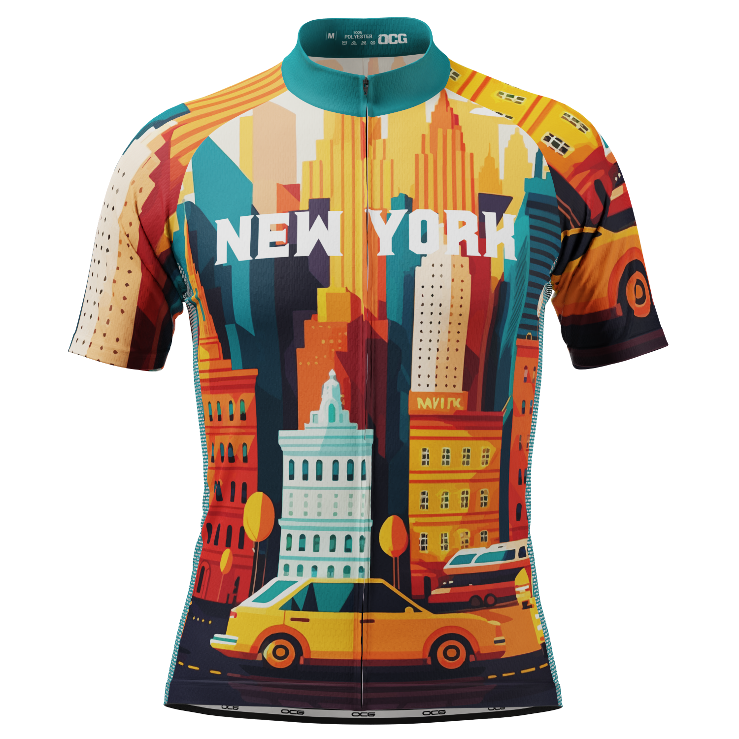 Men's Around The World - New York Short Sleeve Cycling Jersey