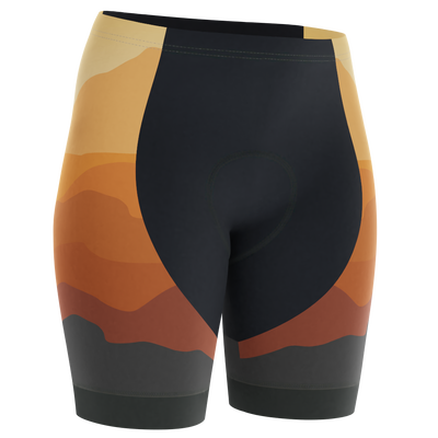 Women's Ride Free Sunset Gel Padded Cycling Shorts