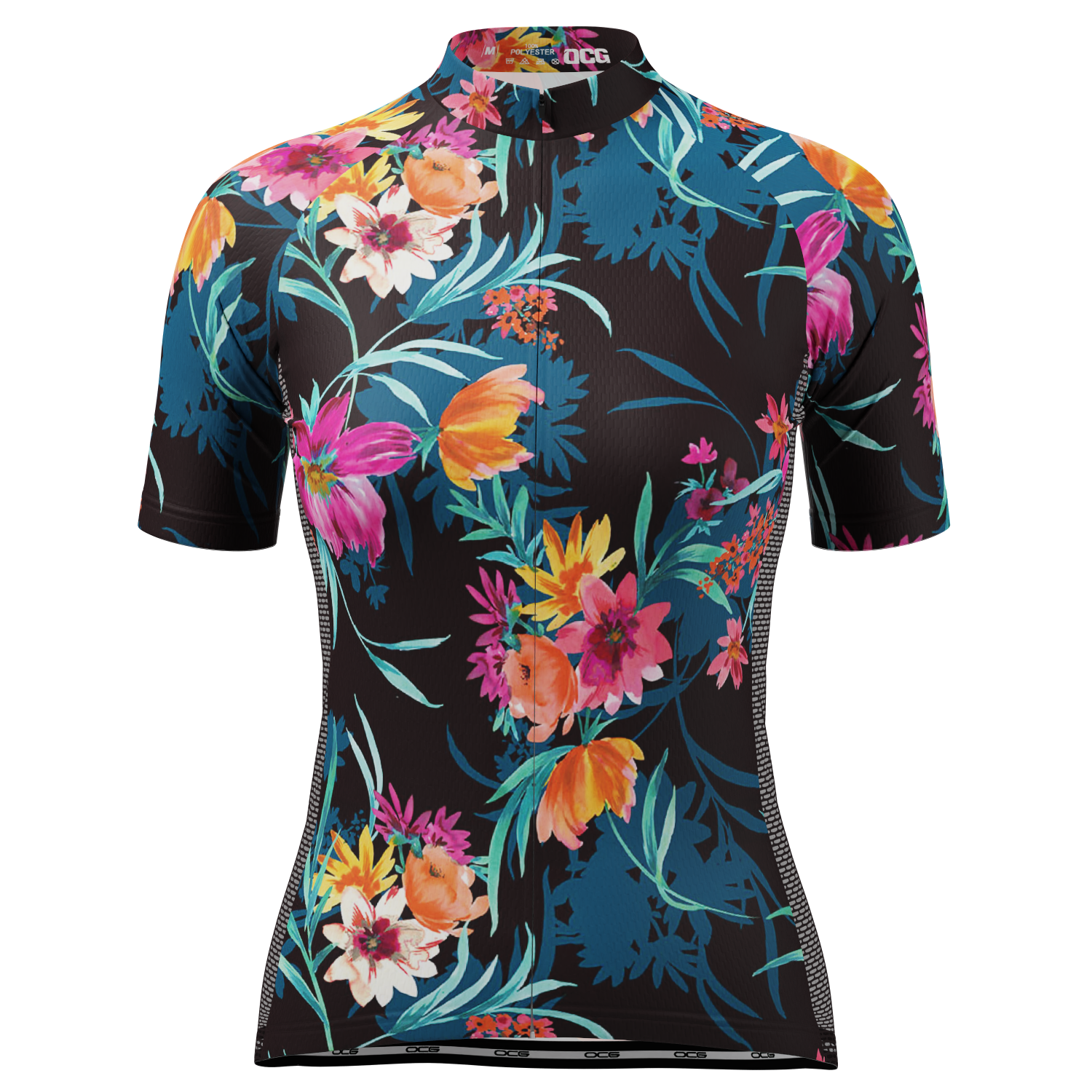 Women's Tropical Bloom Short Sleeve Cycling Jersey