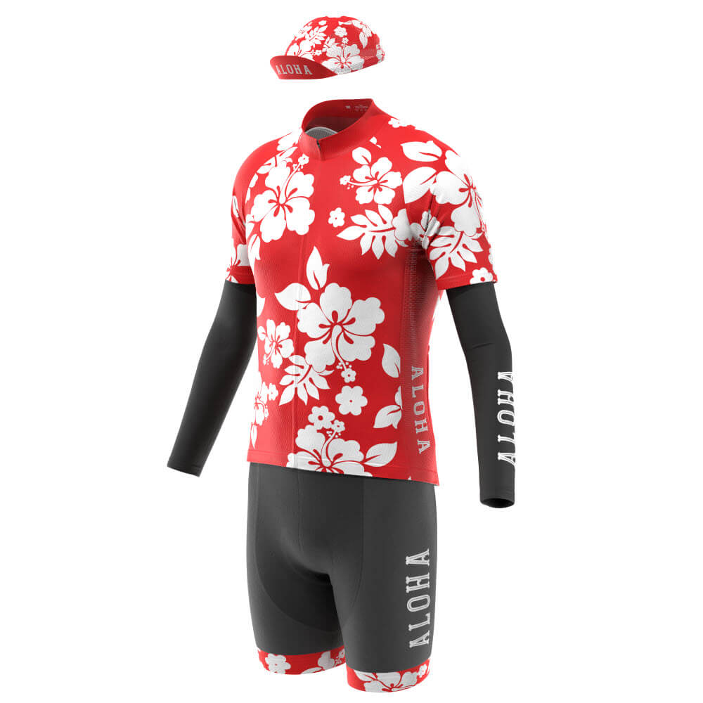 Men's Ultimate Hawaiian Aloha Cycling Kit Bundle