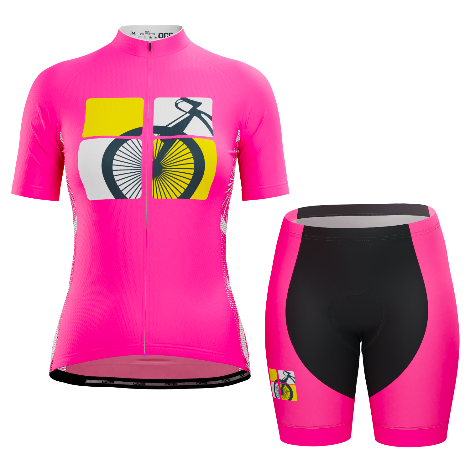 Women's Born To Ride Series 1 2 Piece Cycling Kit