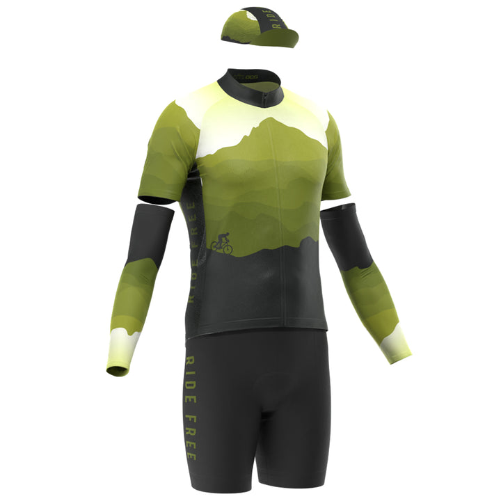 Stylish Men's Ride Free Sunset cycling kit | quick-dry, breathable ...