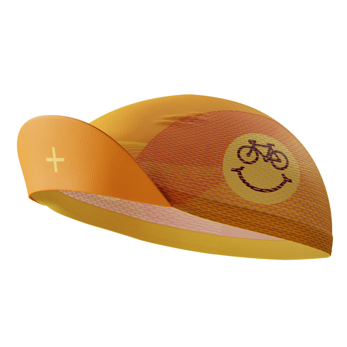 Unisex Cycling is Happiness Emoji Quick Dry Cycling Cap