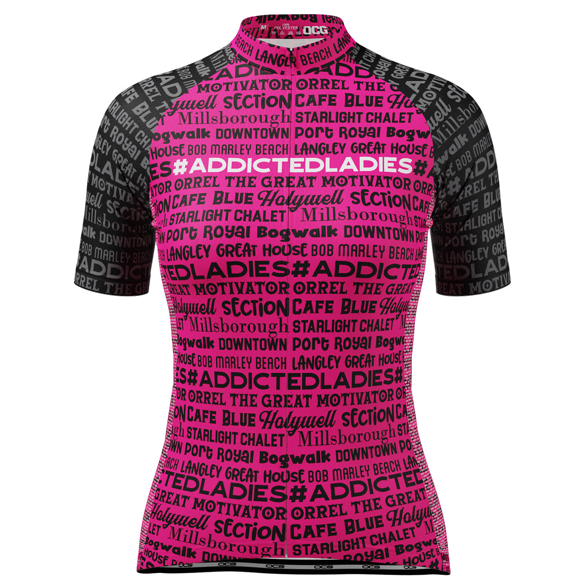 Women's Addicted Ladies Short Sleeve Cycling Jersey