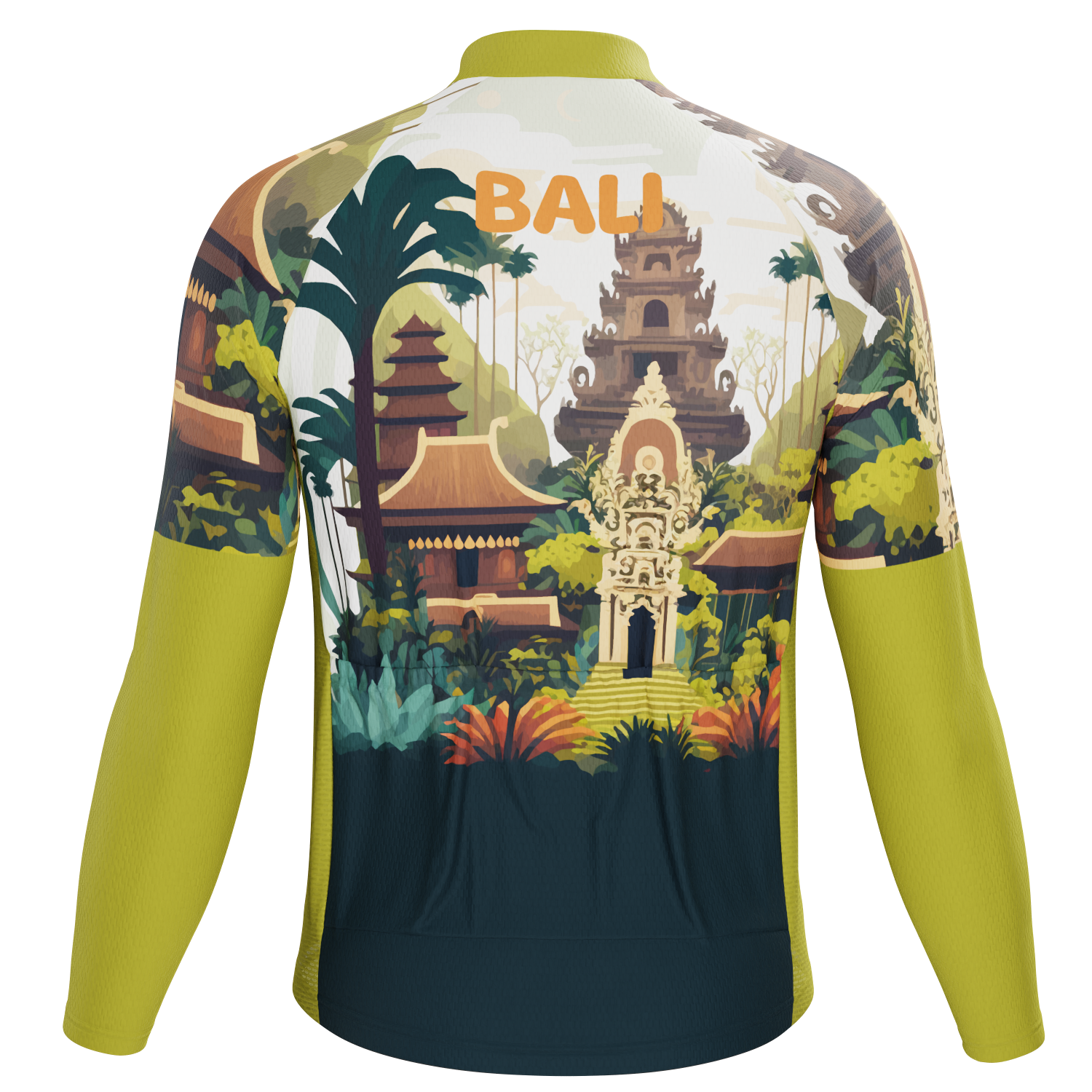 Men's Around The World - Bali Long Sleeve Cycling Jersey