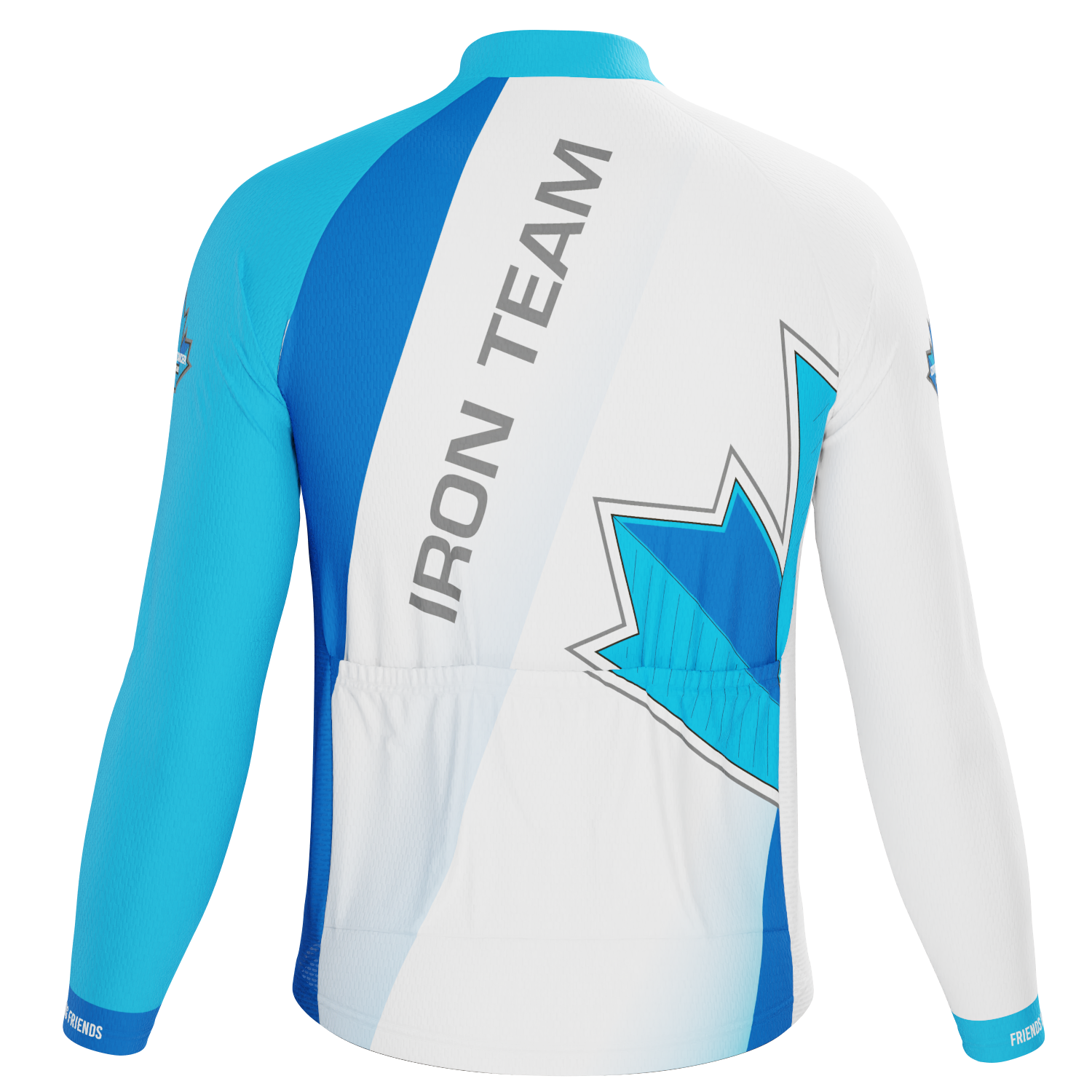 Men's Iron Team - Cops For Cancer Long Sleeve Cycling Jersey
