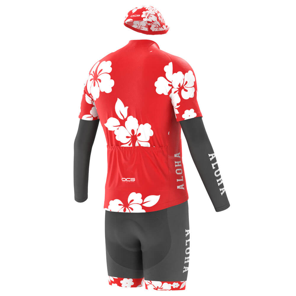 Men's Ultimate Hawaiian Aloha Cycling Kit Bundle
