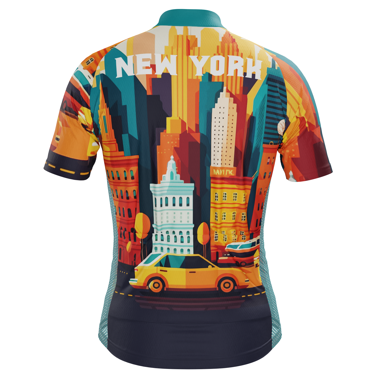 Men's Around The World - New York Short Sleeve Cycling Jersey