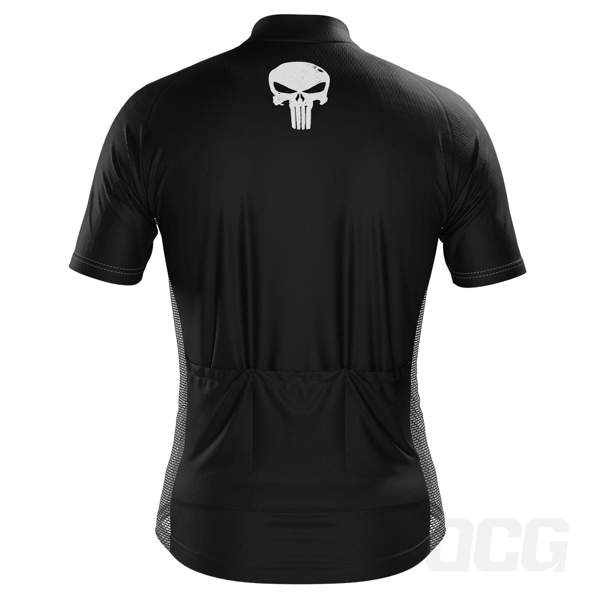 Men's Punisher Skull Short Sleeve Cycling Jersey