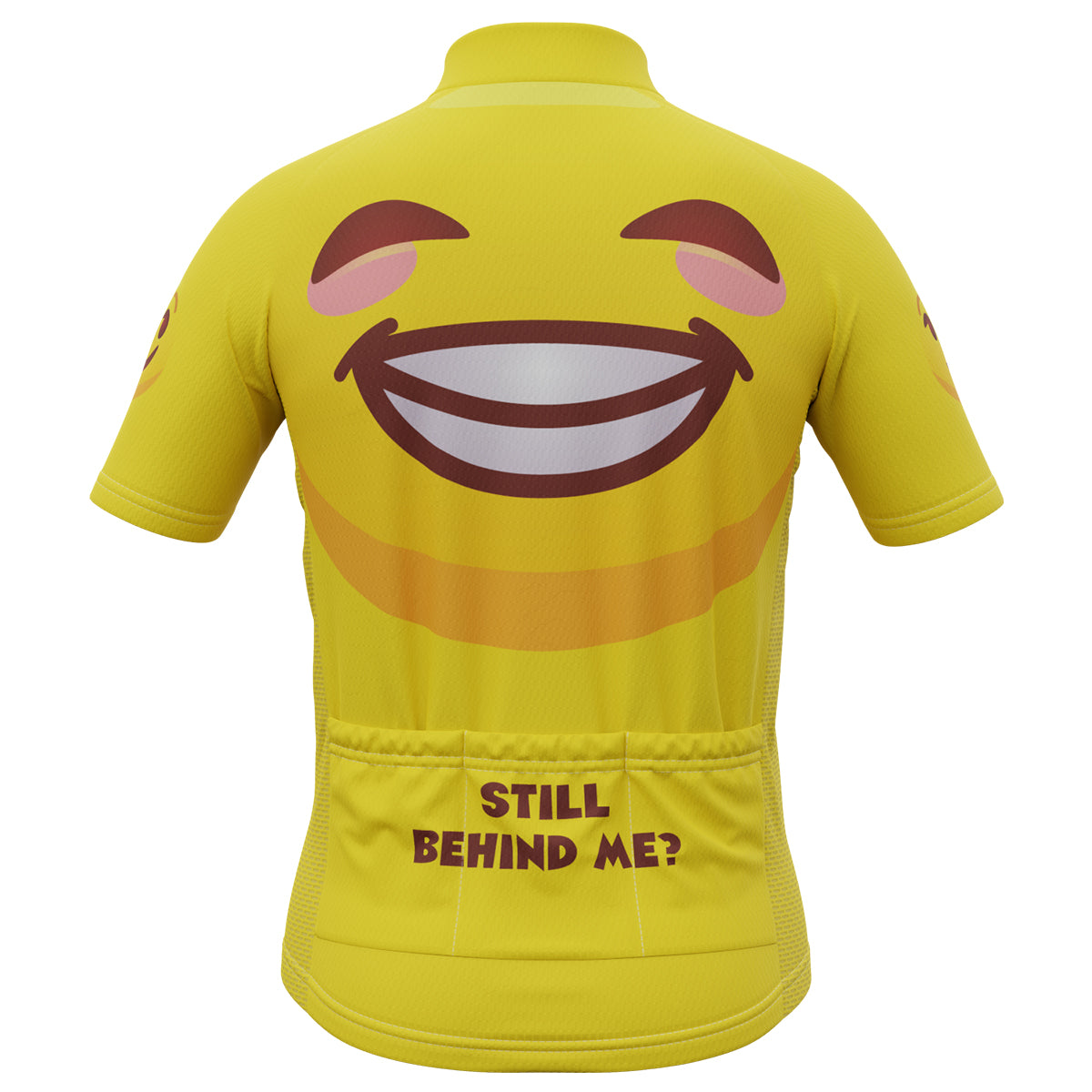Kid's Still Behind Me Emoji Short Sleeve Cycling Jersey