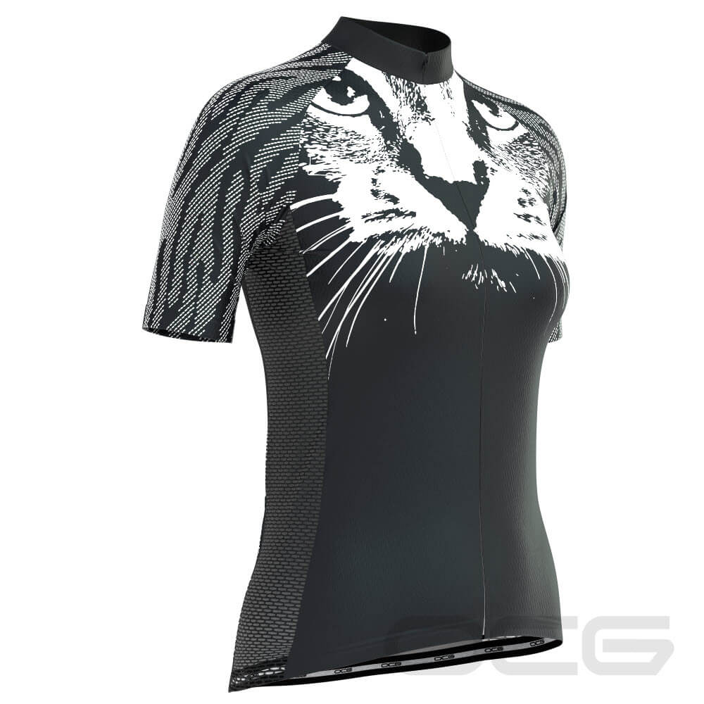 Women's Cat Whiskers Short Sleeve Cycling Jersey