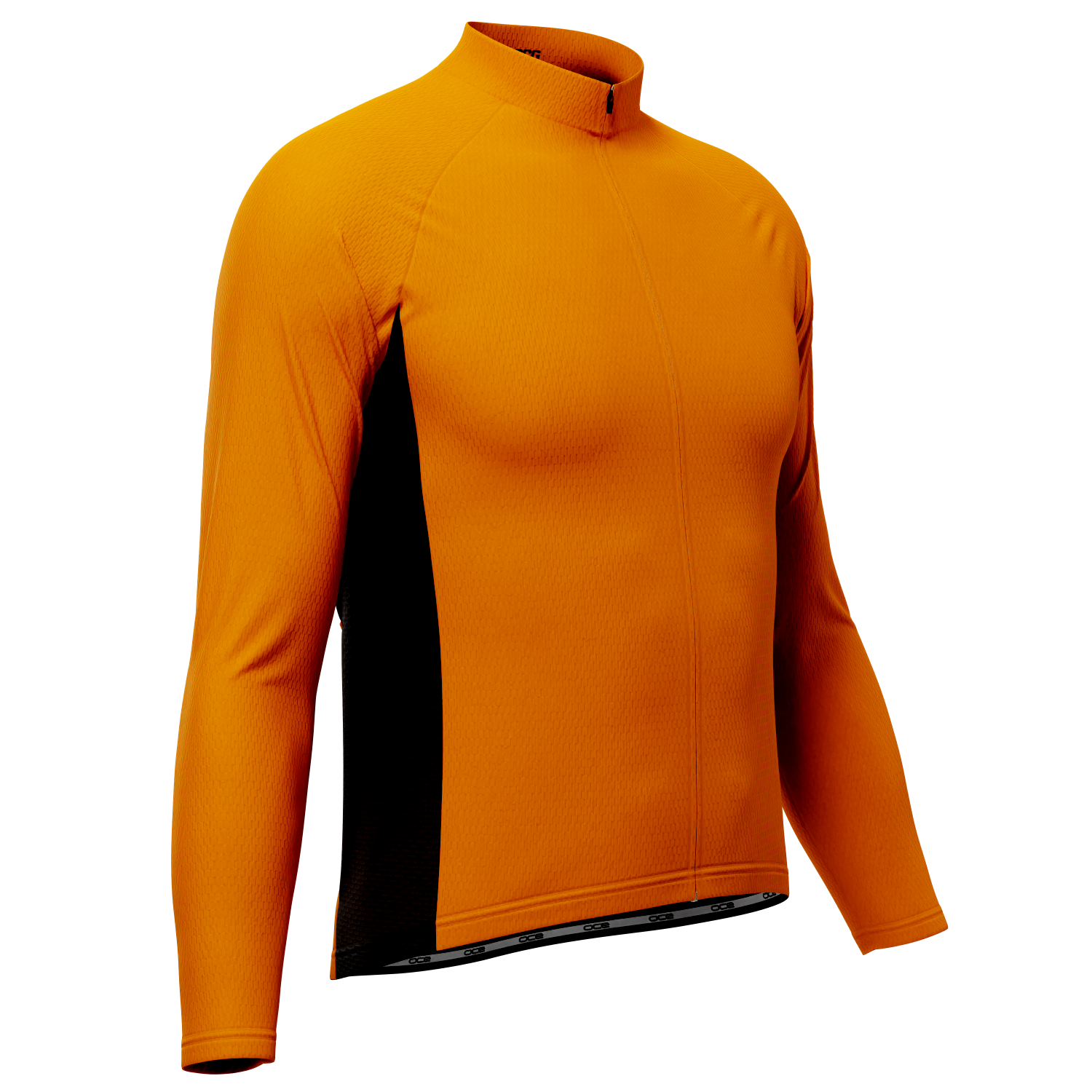 Men's Basic Colors Long Sleeve Cycling Jersey