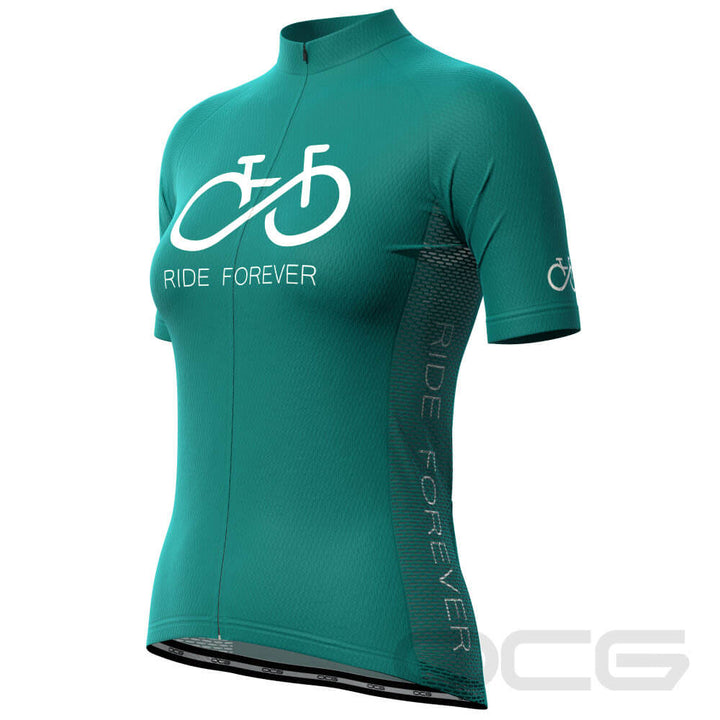 Women's Ride Forever Infinity Short Sleeve Cycling Jersey