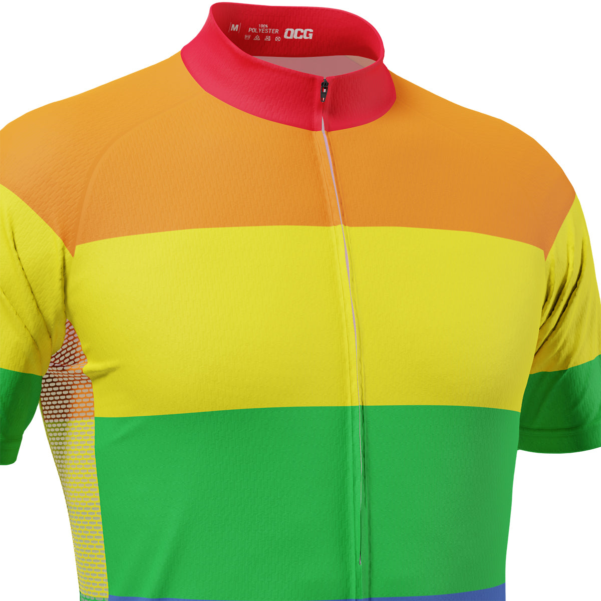 Men's LGBT Classic Gay Pride Short Sleeve Cycling Jersey