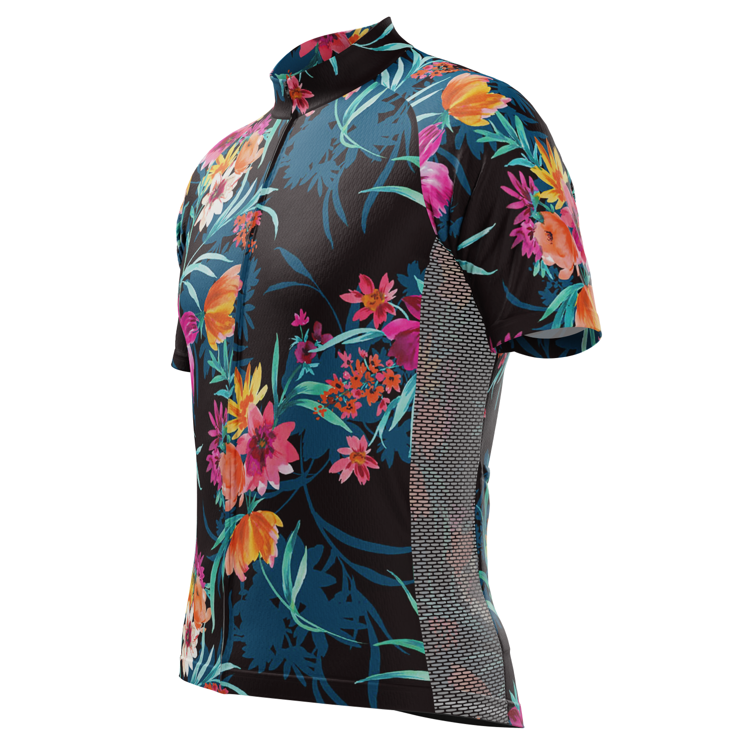 Men's Tropical Bloom Short Sleeve Cycling Jersey