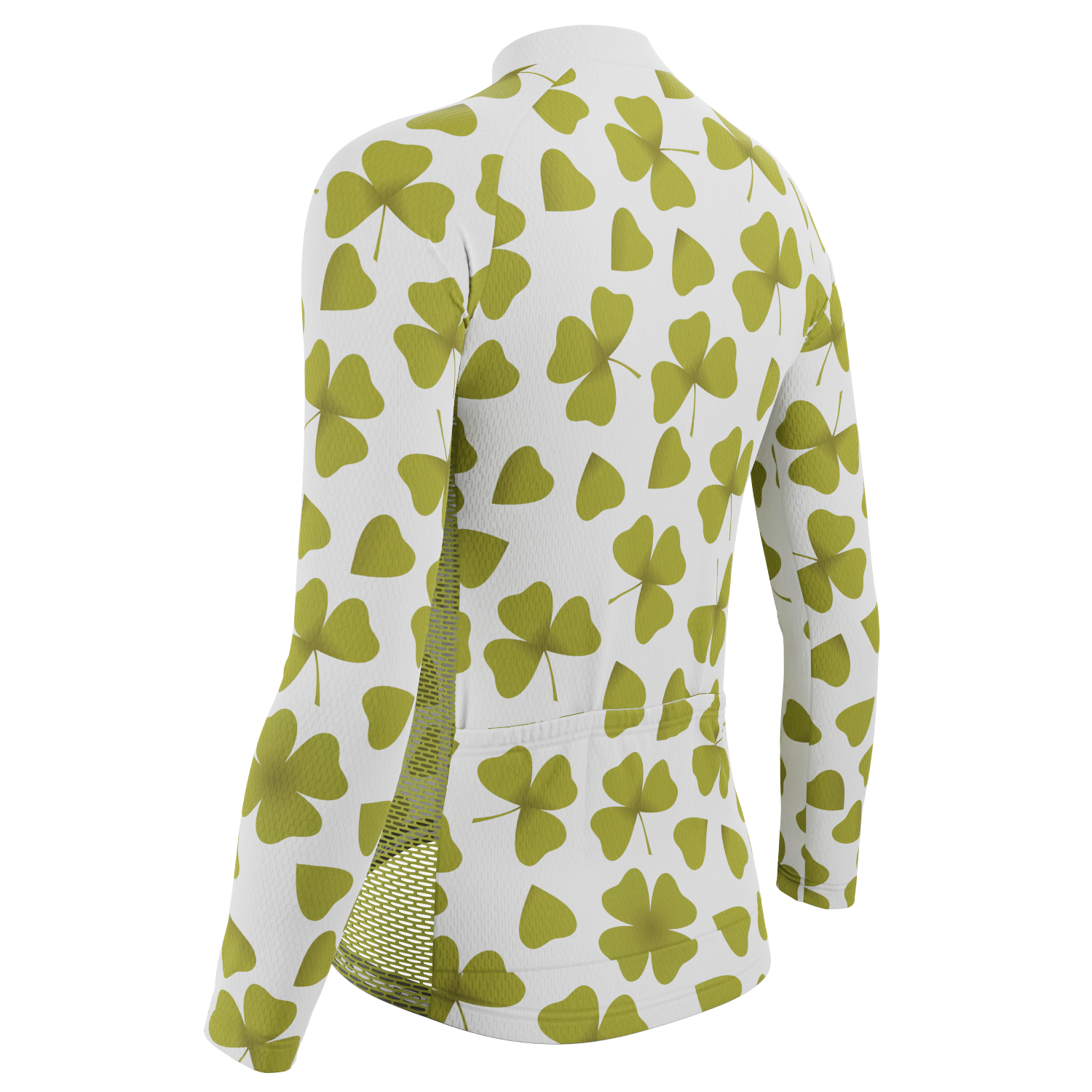 Women's Three Leaf Clover Long Sleeve Cycling Jersey