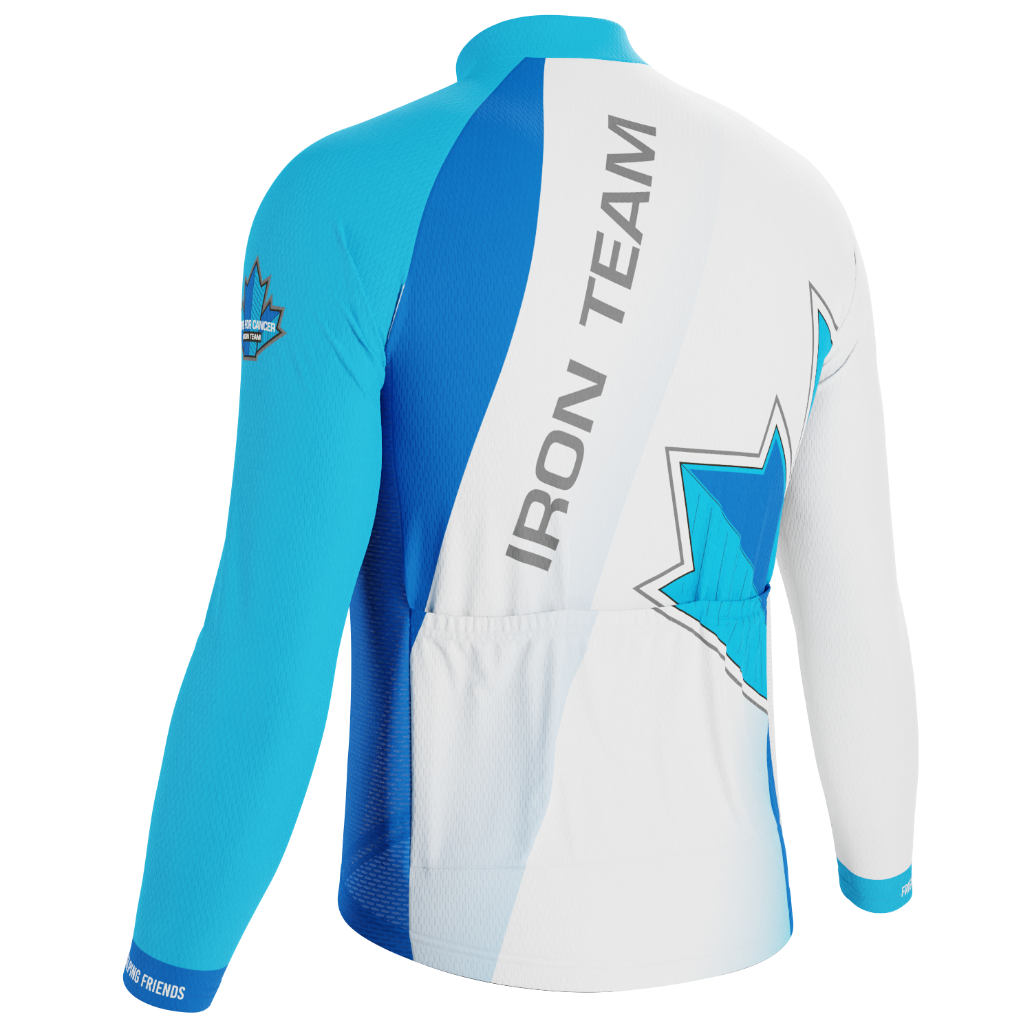 Men's Iron Team - Cops For Cancer Long Sleeve Cycling Jersey