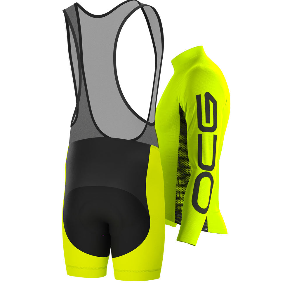Men's Basic Colors Neon 2 Piece Cycling Kit