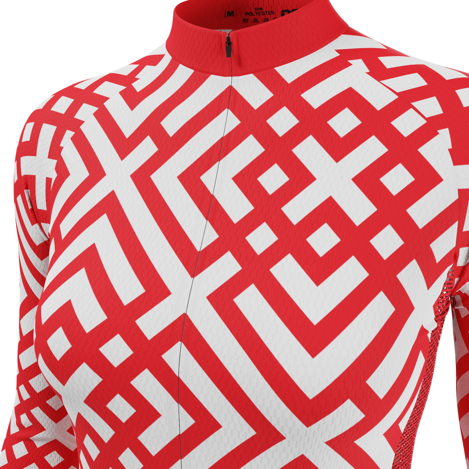 Women's Cross Hatch Long Sleeve Cycling Jersey