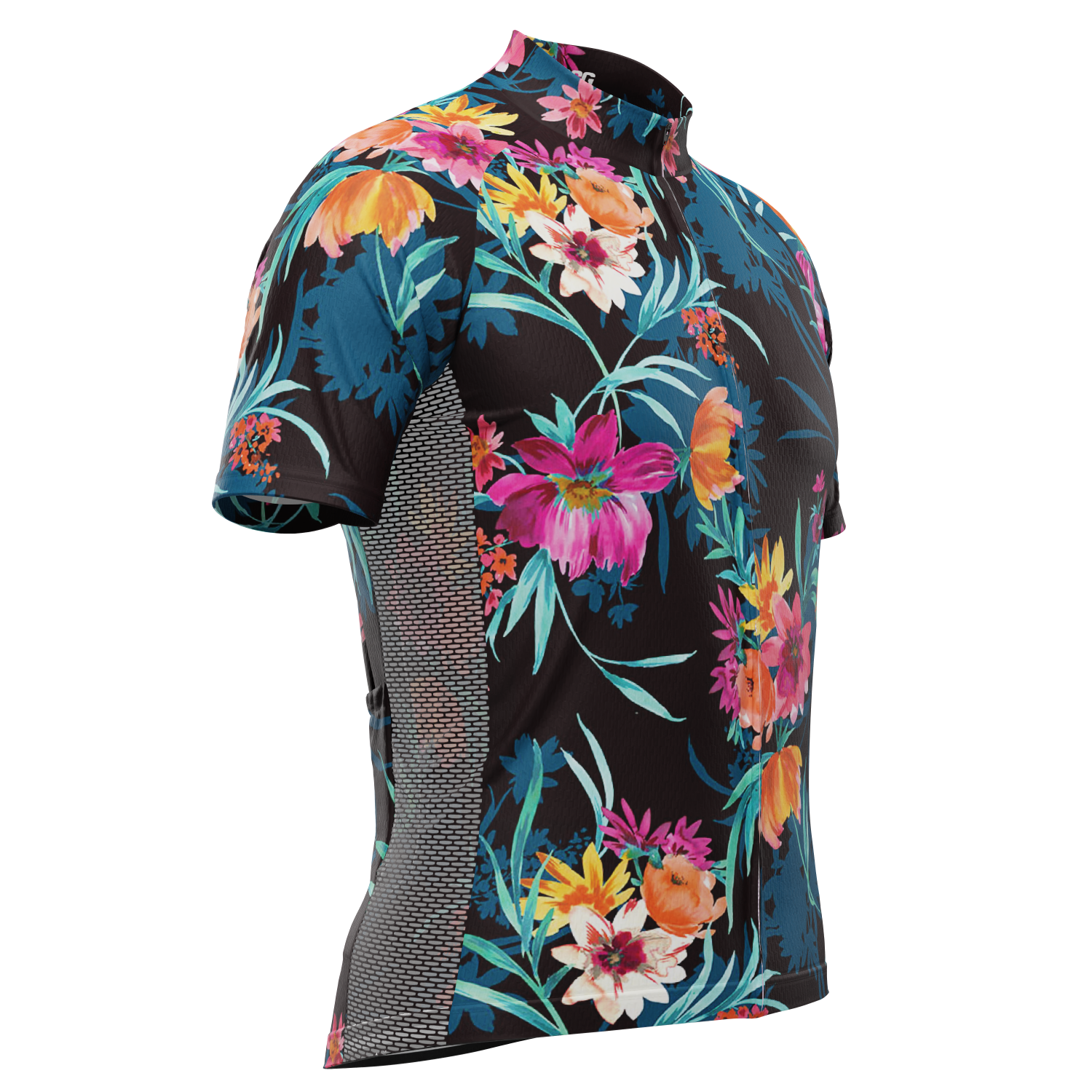 Men's Tropical Bloom Short Sleeve Cycling Jersey