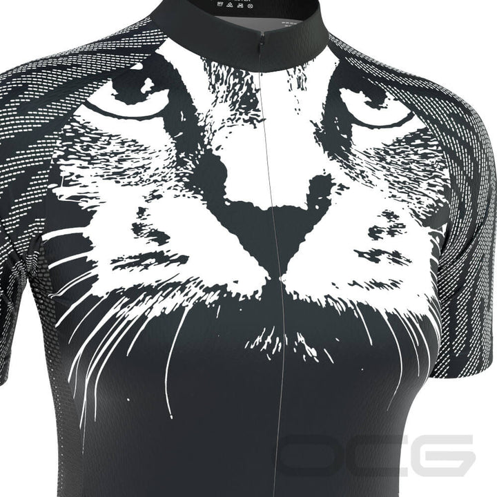 Women's Cat Whiskers Short Sleeve Cycling Jersey