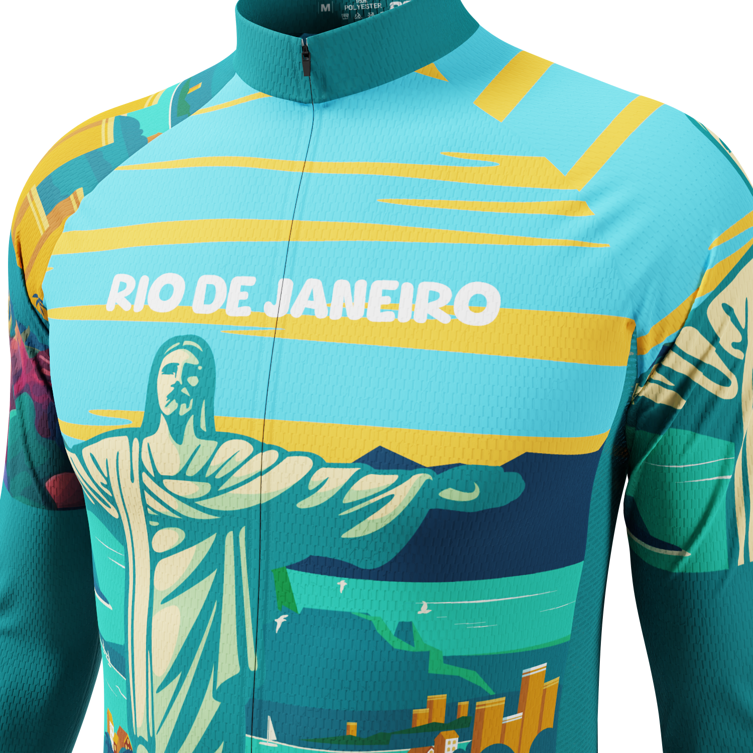 Men's Around The World - Rio de Janeiro Long Sleeve Cycling Jersey