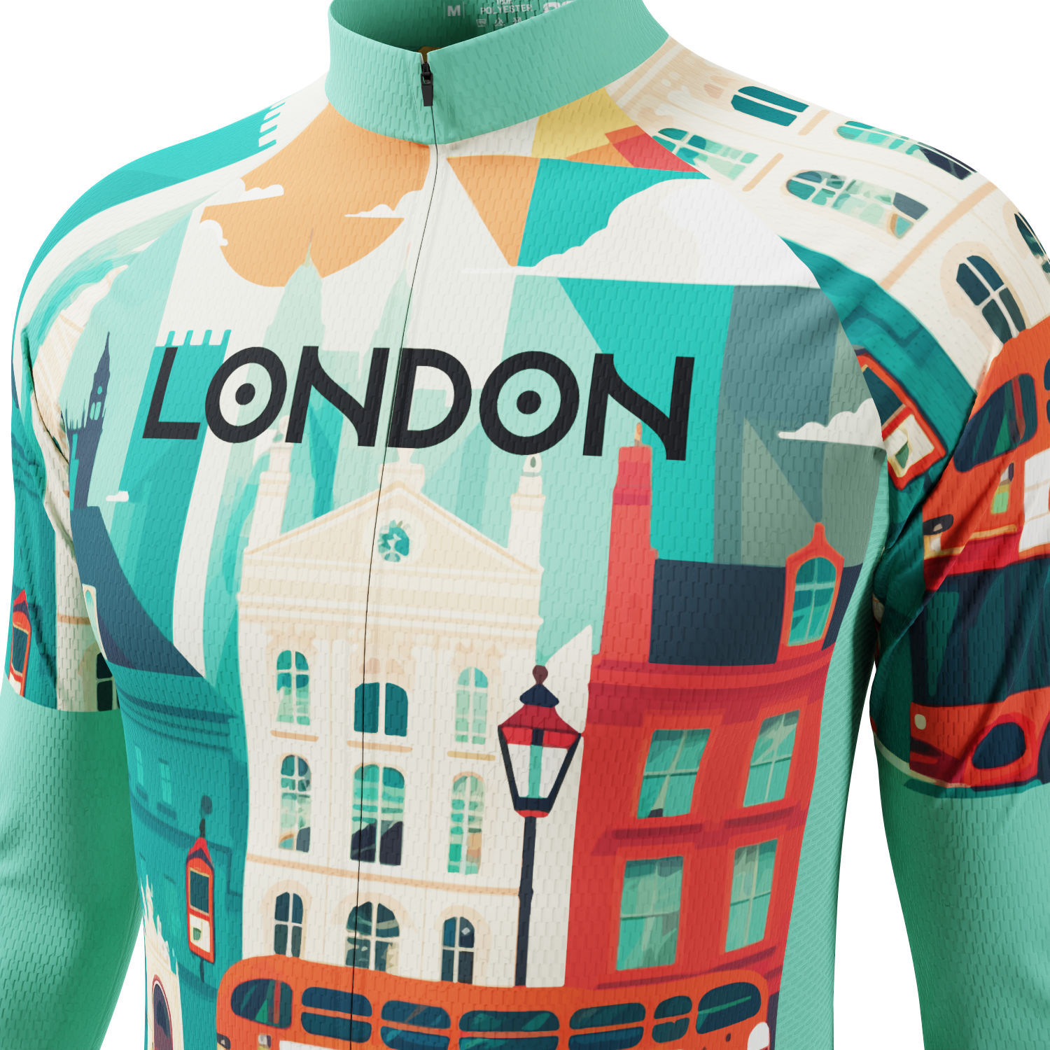 Men's Around The World - London Long Sleeve Cycling Jersey