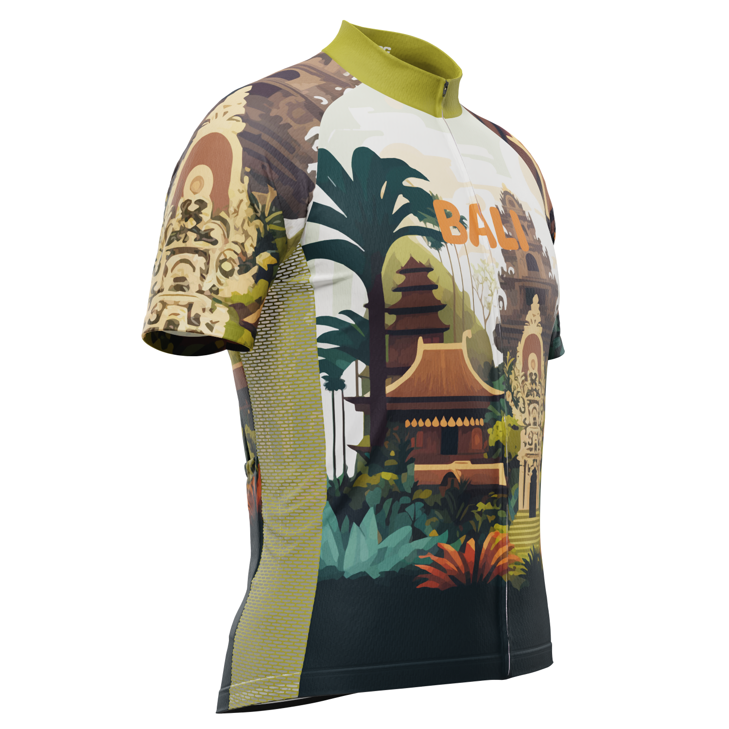 Men's Around The World - Bali Short Sleeve Cycling Jersey