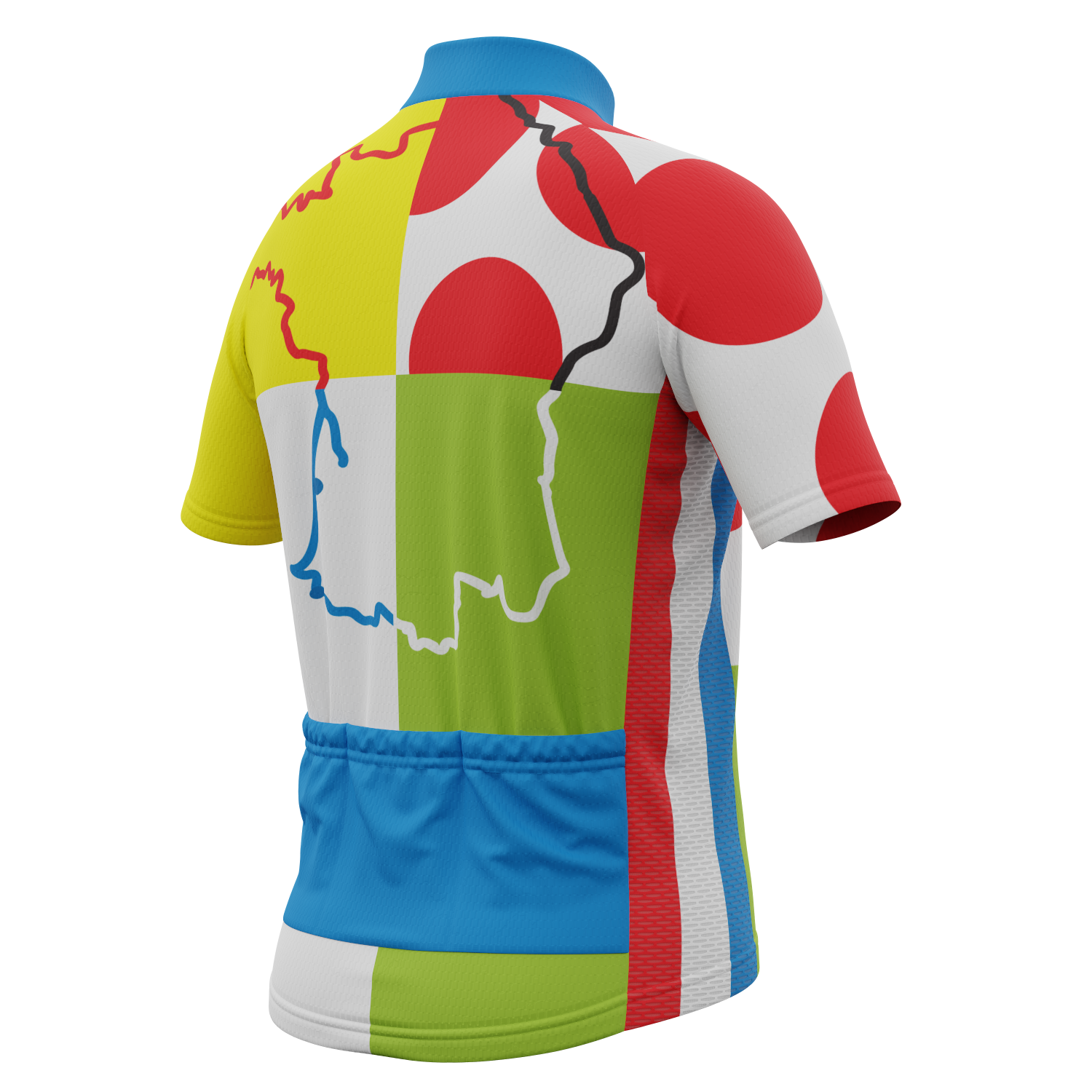 Kid's Tour de France Leaders KOM Sprinters Short Sleeve Cycling Jersey