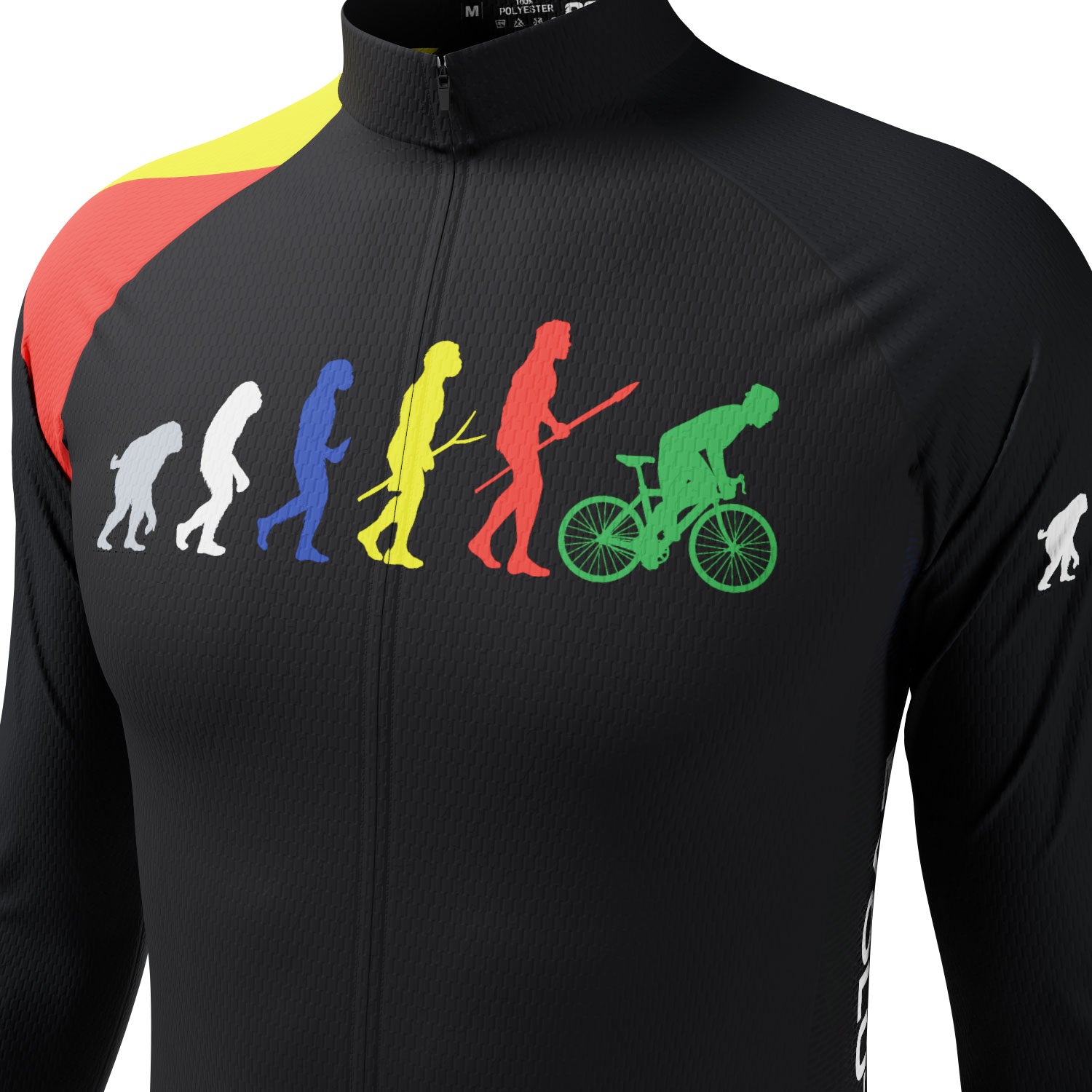 Men's Evolution of Man Long Sleeve Cycling Jersey