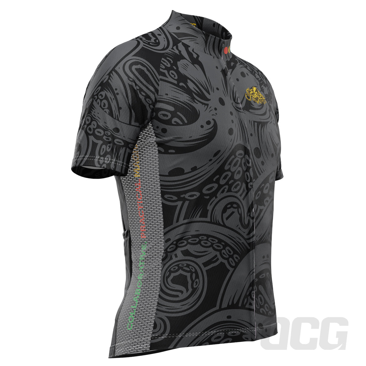 Men's The Black Octopus OCTO Short Sleeve Cycling Jersey