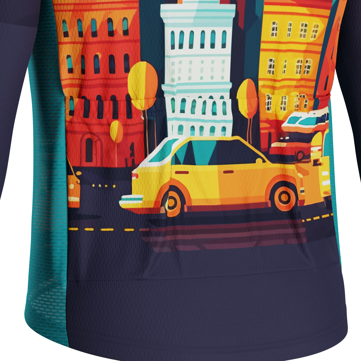 Men's Around The World - New York Long Sleeve Cycling Jersey