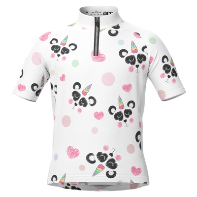 Maillot Vélo manches courtes Rose & Bleu - Les Vêtements Gautier Maillot Vélo manches courtes Rose & Bleu - Les Vêtements Gautier