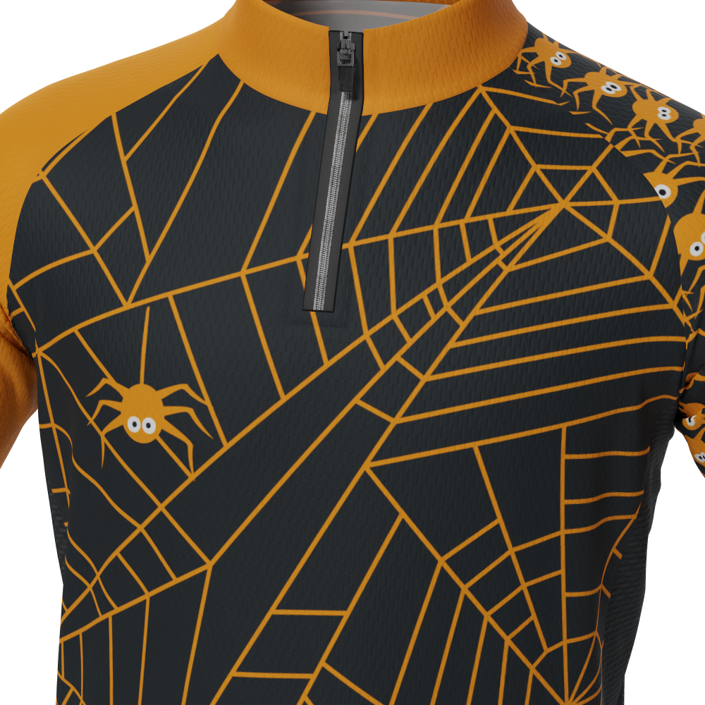 Kid's Spider Monster Short Sleeve Cycling Jersey