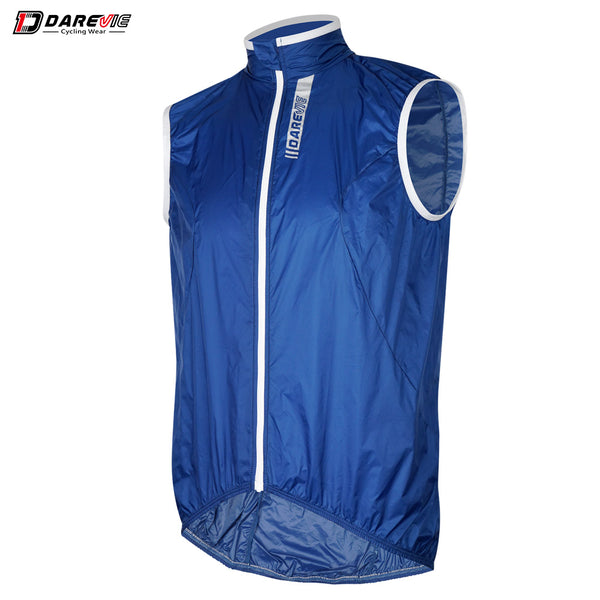 DV Neo Blue Lightweight Windproof Water Resistant Cycling Vest