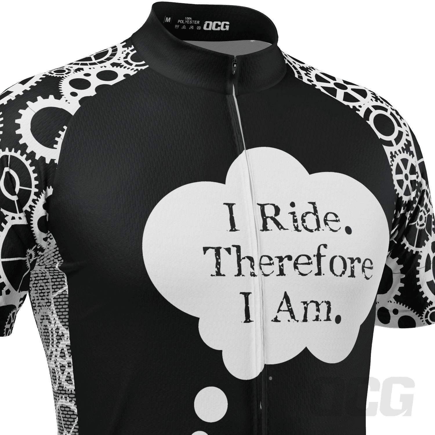 Men's I Ride Therefore I Am Short Sleeve Cycling Jersey