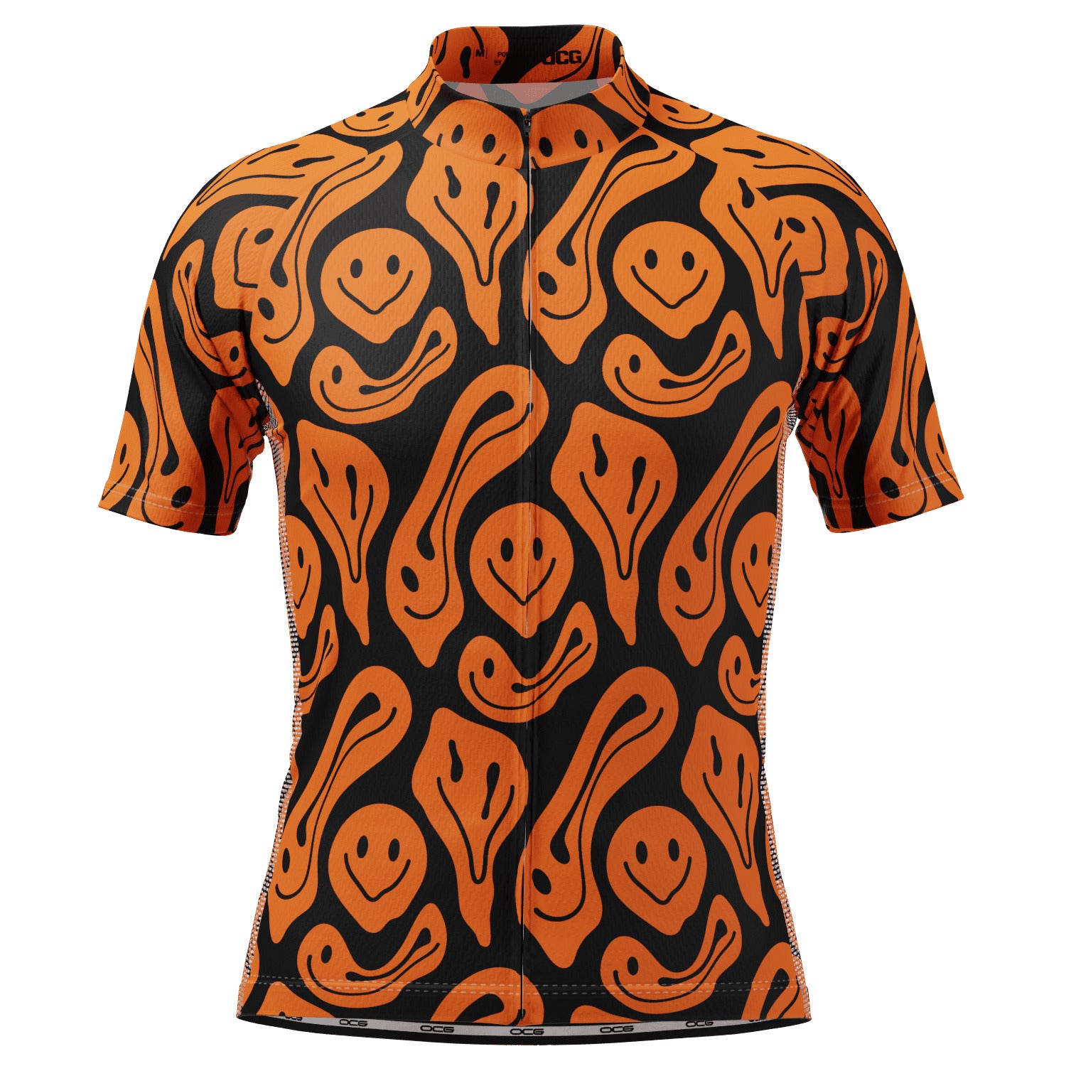 Men's Psychedelic Ghosts Short Sleeve Cycling Jersey
