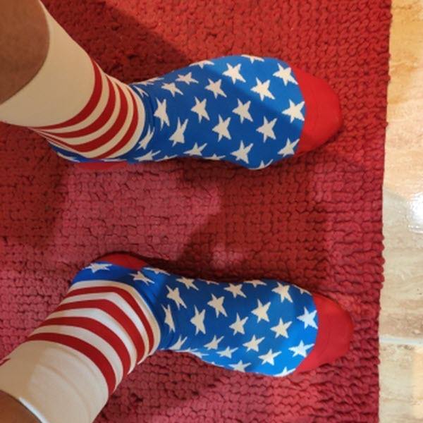 DV American Stars Pro Breathable Cycling Socks