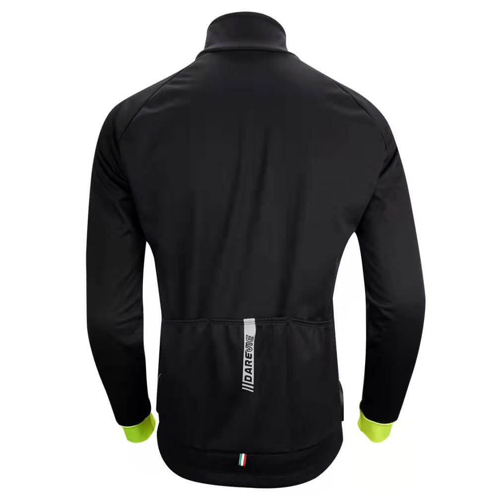DV Athletic Neo 2 Black Thermal Windproof Cycling Jacket