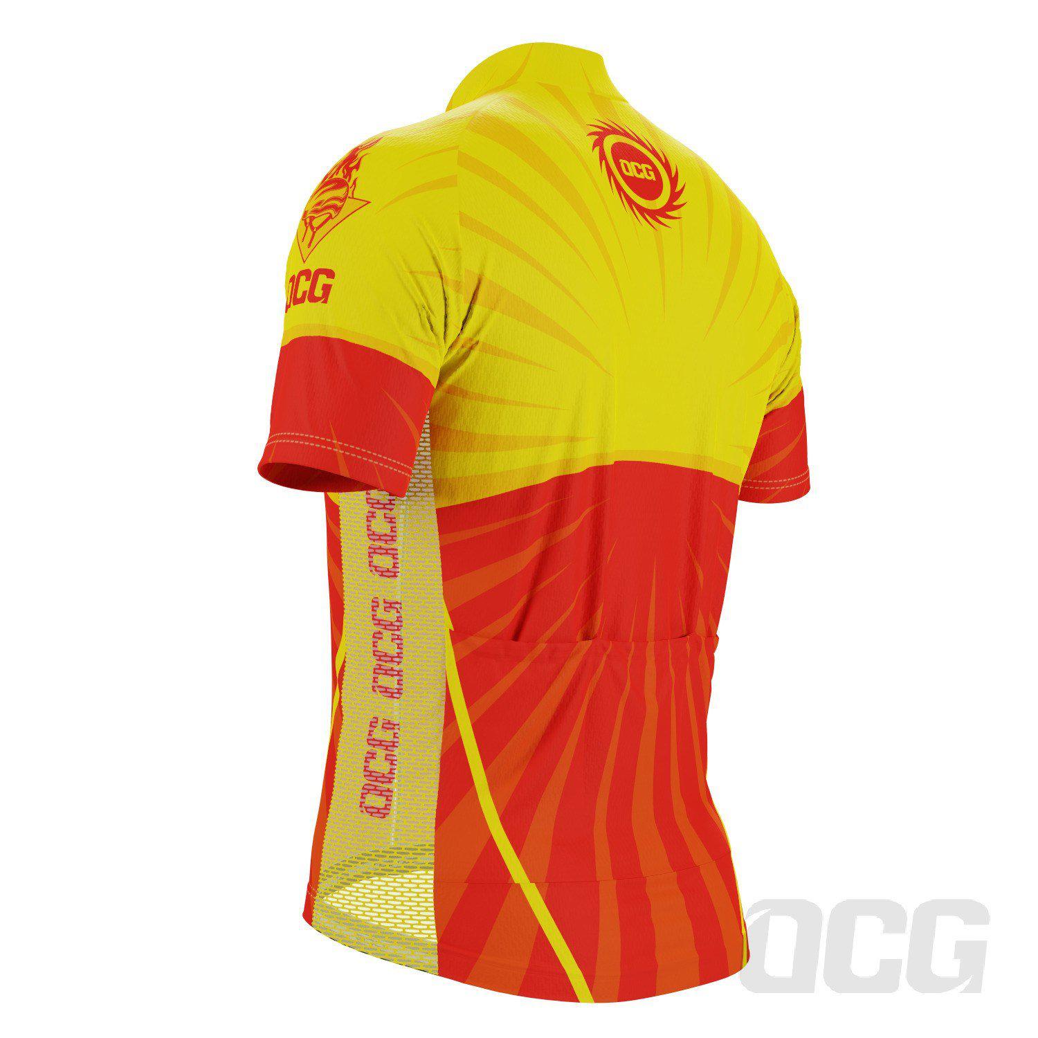 Men's Support the Sun Short Sleeve Cycling Jersey