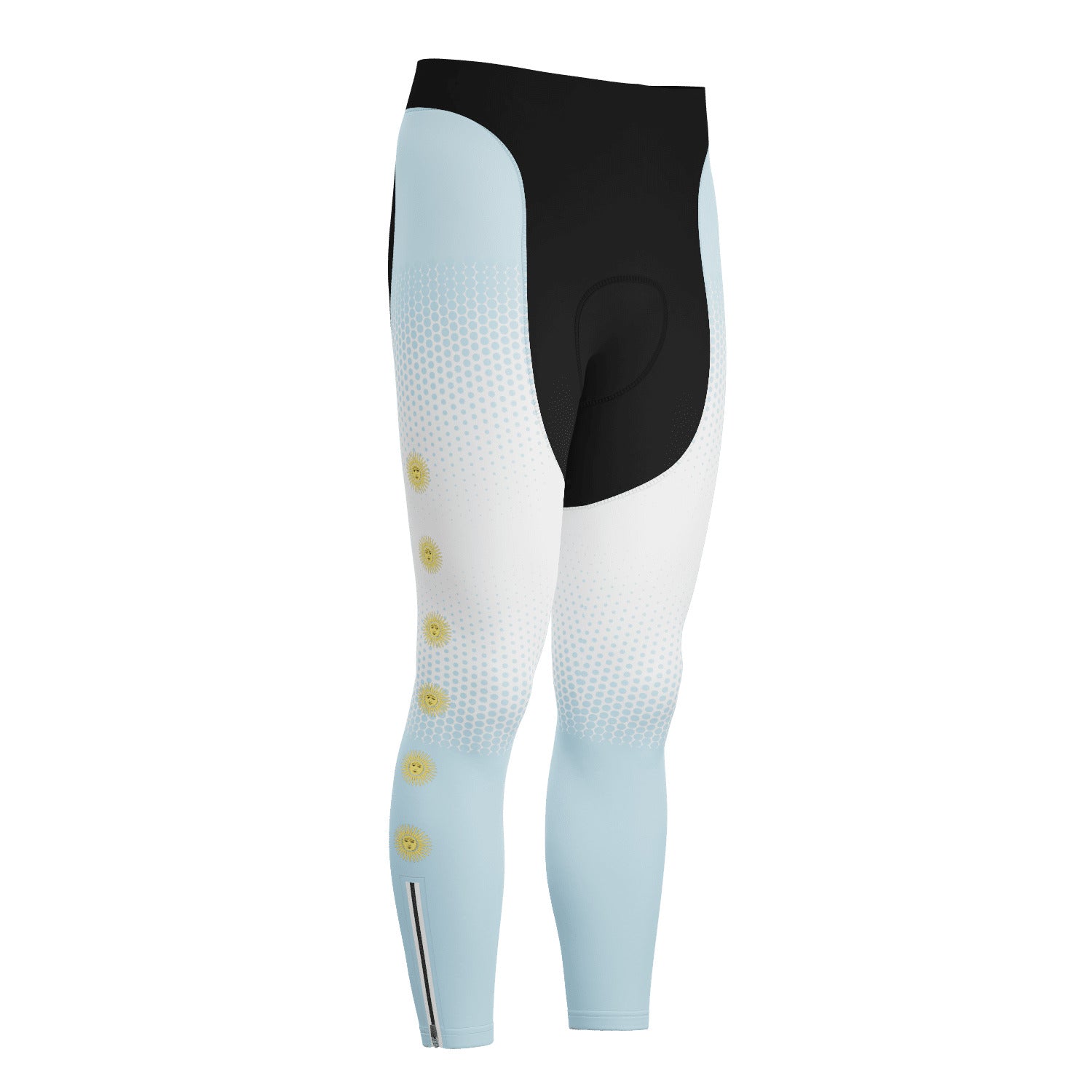 Men's World Countries Team Argentina Icon Gel Padded Cycling Bib-Tights