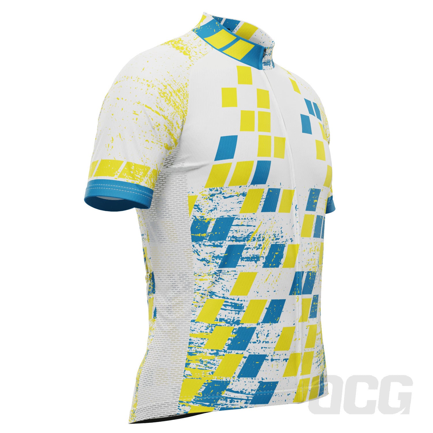 Men's Athletic Modern Gan Short Sleeve Cycling Jersey